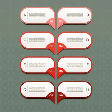 Modern timeline design template. eps 10 Stock Illustration
