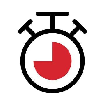 Modern timer icon. Countdown. Vector. Stock-Illustration