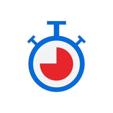 Modern timer icon. Vector. Stockillustratie