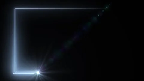 Modern title background or logo backdrop with neons lines rotation spinning  Stock Footage 248899469