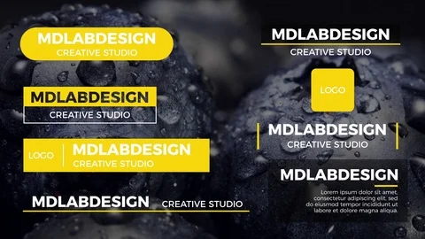 Modern Titles 스톡 After Effects