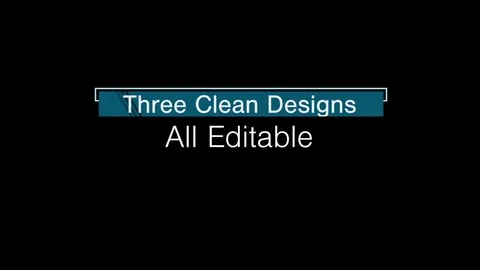 Modern Titles After Effects stock