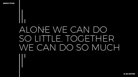 Modern Titles Stock After Effects