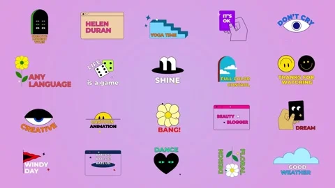 Modern Titles for After Effects Стоковые After Effects