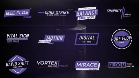 Modern Titles: Text Animation &amp; Lower Thirds Stock After Effects