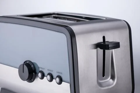 Modern toaster, close-up Stock Photos