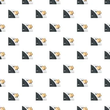 Modern toaster pattern seamless vector イラスト素材