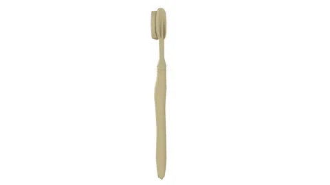 Modern toothbrush design in 3D on a neutral backdrop Stock-Footage 285924882