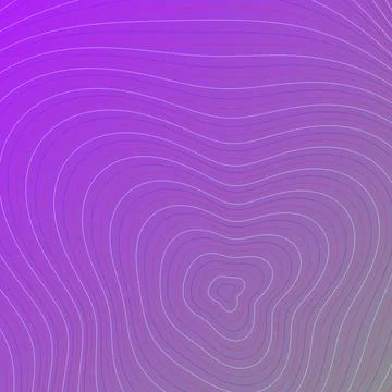 Modern Topographic Map Abstract Background with Purple Gradient and Minimal.. Ilustração Stock