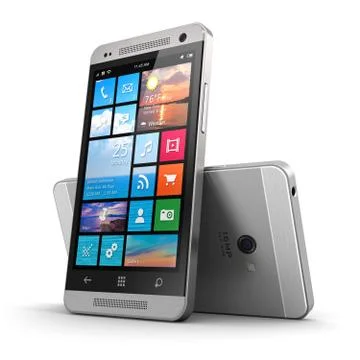 Modern touchscreen smartphone Illustrazione stock