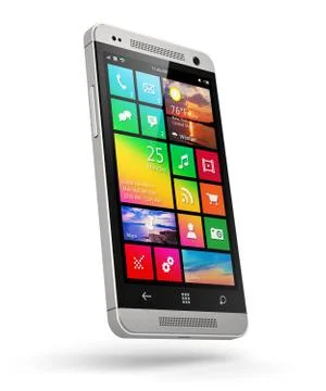 Modern touchscreen smartphone Stock Illustration