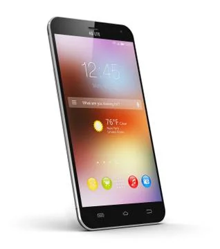 Modern touchscreen smartphone Stock Illustration