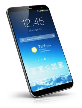 Modern touchscreen smartphone Stock-Illustration