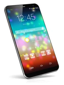 Modern touchscreen smartphone Stock Illustration