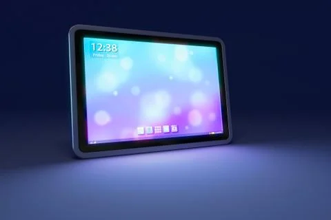 Modern touchscreen tablet Illustrazione stock