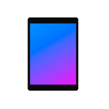 Modern touchscreen tablet realistic.Catchy mockup vector concept Stock Illustration