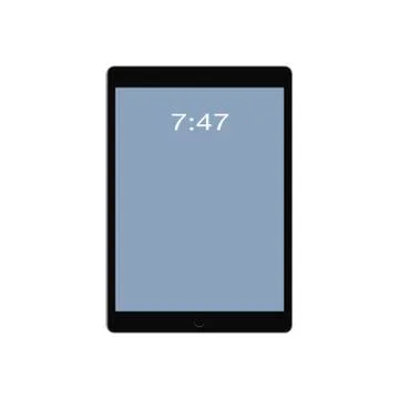 Modern touchscreen tablet realistic.Catchy mockup vector concept Stock Illustration