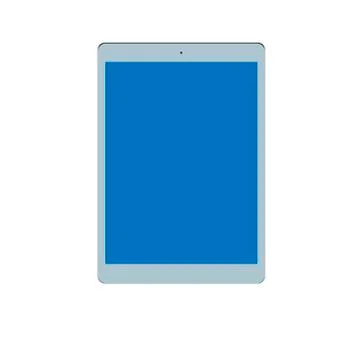 Modern touchscreen tablet realistic.Catchy mockup vector concept Stock Illustration
