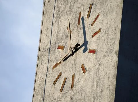 Modern Tower Clock Stock Photos