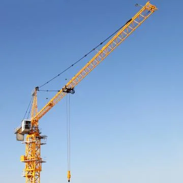 The modern tower crane Stock Photos
