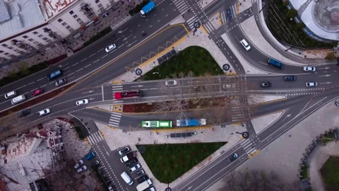 Modern traffic infrastructure in on street Stock-Footage 237361647