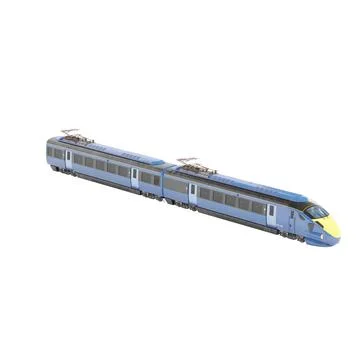A modern train, 3d rendering Stock Illustration