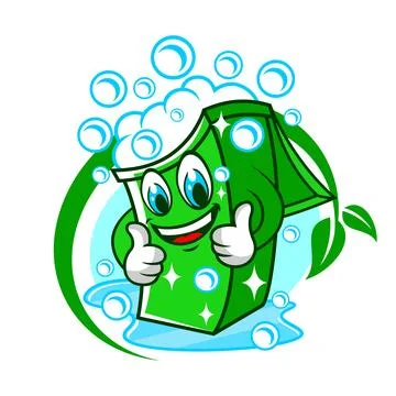 Modern trash can bin logo. Vector illustration. Stock Illustration
