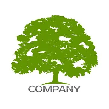 Modern Tree logo Stock Illustration
