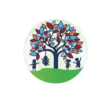 Modern tree plan logo design simple learn logo design excersize logo Stock Illustration