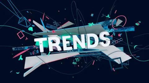 Modern trends detector Illustrazione stock
