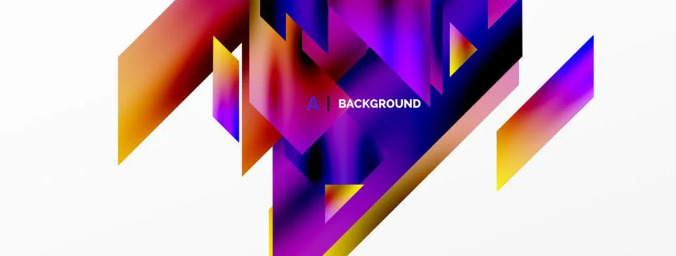 Modern trendy minimalist abstract background. Geometric pattern design, 3d and Stock Illustration