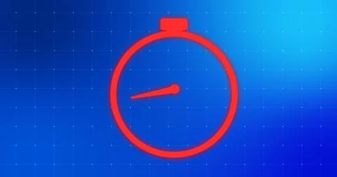 Modern trendy stylish 2D countdown timer animation in digital technology co.. Stock Illustration