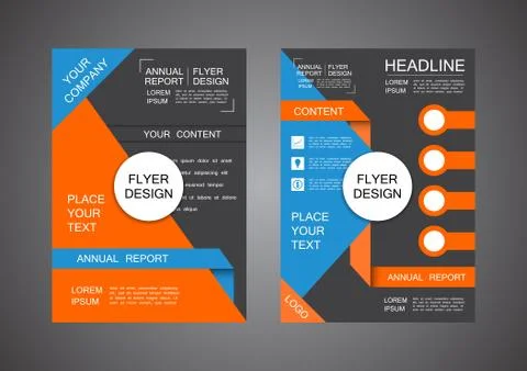 Modern triangle cover design 스톡 일러스트