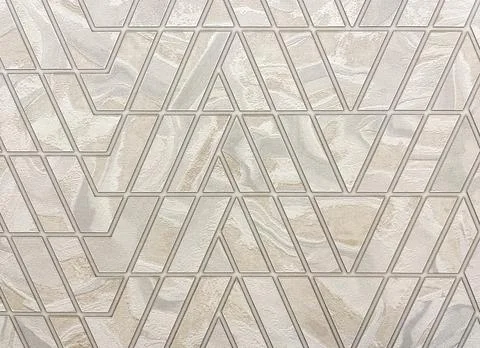 Modern triangle pattern on the wallpaper. Foto stock