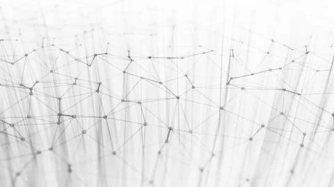 Modern triangles connection technology background Stock-Fotos