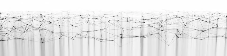 Modern triangles connection technology background Foto stock