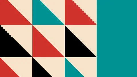 Modern Triangular Geometric Art with Bold Illustrazione stock