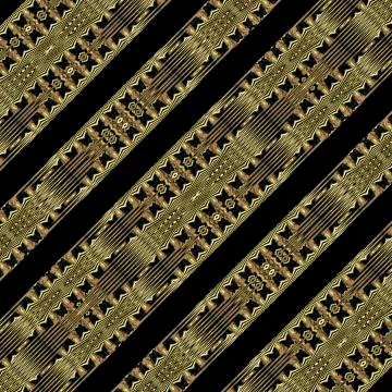 Modern Tribe Geometric Pattern Stock Illustration