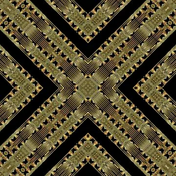 Modern Tribe Geometric Pattern Stock Illustration