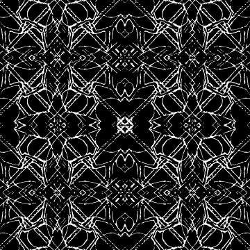Modern Tribe Seamless Pattern Mosaic Stock Illustration