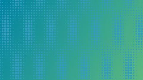 Modern Turquoise Halftone Dot Pattern Background with Gradient for Web and .. Illustrazione stock