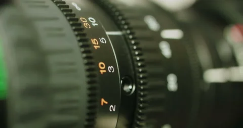 Modern TV camera details Stock-Footage 88979893