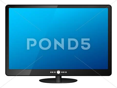 Modern tv Stock Illustration