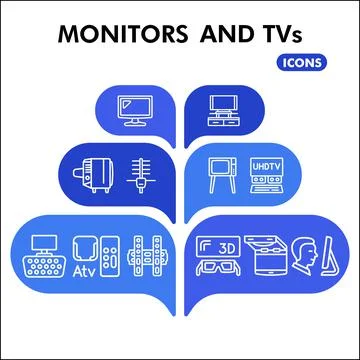 Modern tv Infographic design template. Monitor inphographic visualization with Stock Illustration