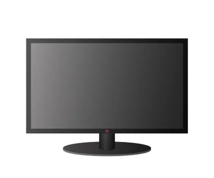 Modern TV screen. Stock Illustration