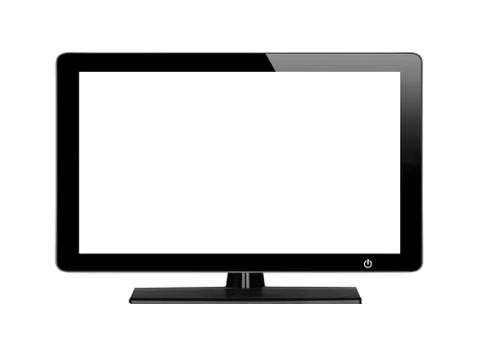 Modern TV screen Stockfoto's