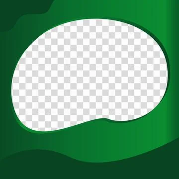Modern Twibbon Design Template with Transparent Background Stock Illustration