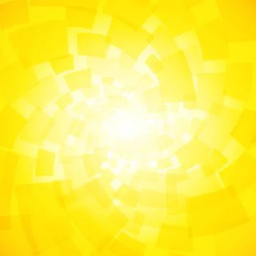 Modern twisted light yellow background with rectangles Illustrazione stock