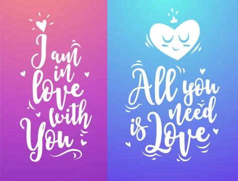 Modern typography design. Vector cute illustration Stock Illustration