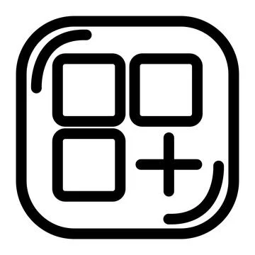 Modern UI UX - clean dashboard icon イラスト素材